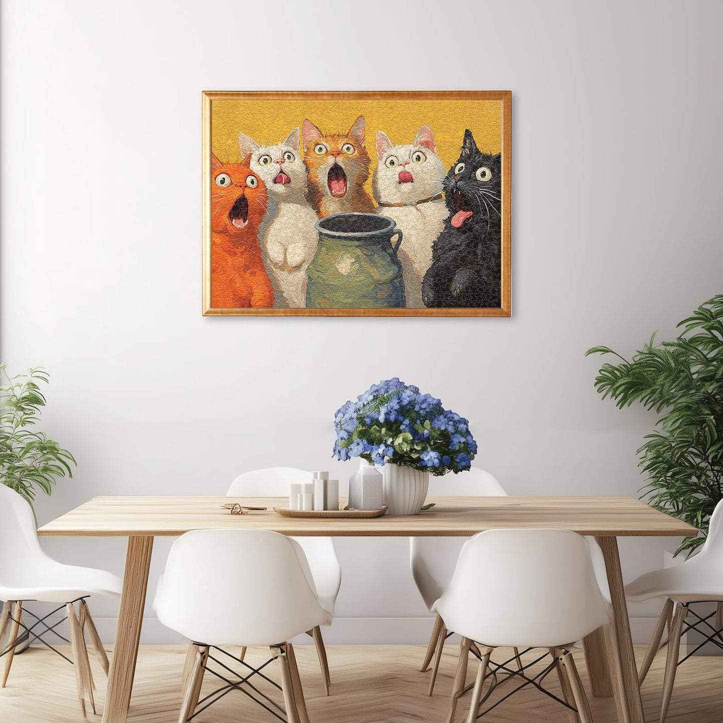 猫猫的惊奇发现 平面拼图 1000片