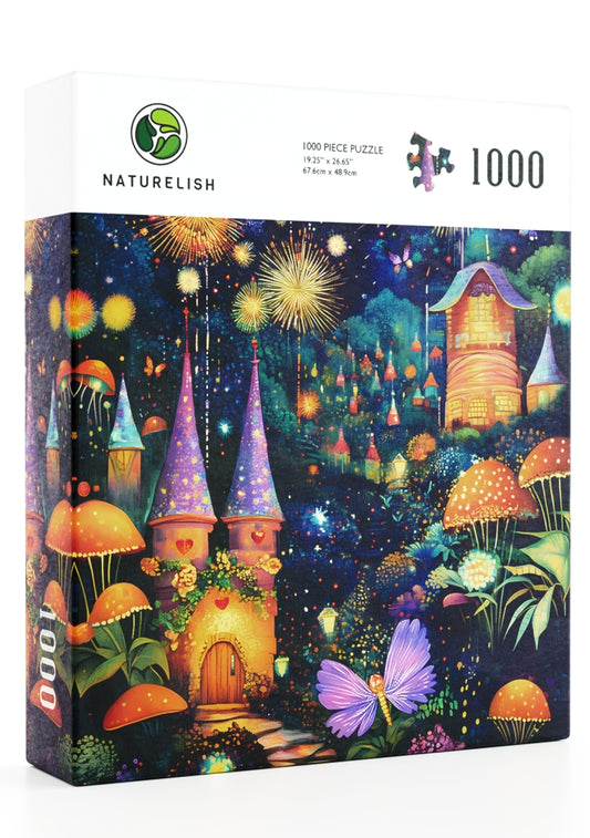 蘑菇城堡 平面拼图 1000片